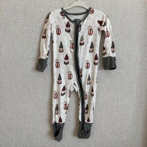 Little One Shop Co Cozy Kids Convertible Pajamas - Gnome Christmas vibes